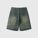 Boma catwash bermuda denim pants