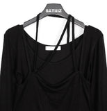 Dean Strap Layered T-Shirt