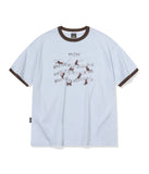 Cats Music Ringer Short Sleeve Tee