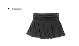 Baden Low Mini Shirring Flare Skirt