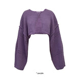 OPEN BOLERO KNIT