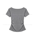 Alice Layered Button Short Sleeve