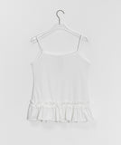 Utant Layered Check Frill Sleeveless Blouse