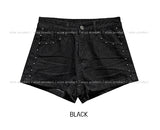 Wrinkle Side Rivet Shorts