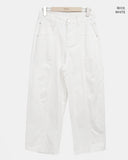 Dawson Cut-out Point Wide Cotton Pants