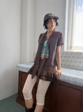 TIE SHEER SHIRT