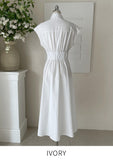 Zeroti Collar Shirt Cap Sleeveless One Piece