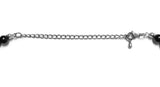 Pikyu Black Ball Choker Necklace
