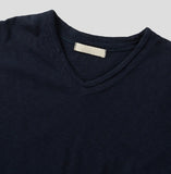 Slap V-neck half t-shirt