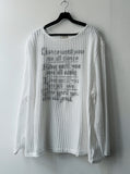 Muntz Grunge Mesh Printed Knit