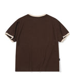 The Limit CROP Ringer Short Sleeve Tee