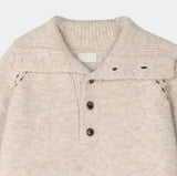 Tessie Stitch High Neck Two-Way Knit