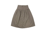 Mote Keyring Fold Shirred Cotton Long Skirt