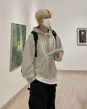 FW DISCERNMENT Short Hoodie Zip-Anorak