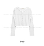 Salty See-through Crop Cardigan