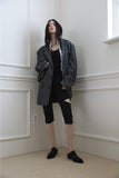 Wrinkle cropped shirt