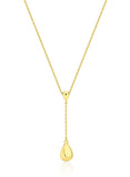 Champagne Moon Dew Drop Silver Darling Necklace