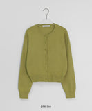 Kurendi Color Round Knit Cardigan