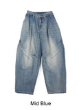 Beiner Wave Banded Denim Pants