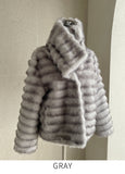 Lawford Eco Fur Shawl Collar Jacket