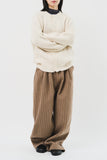 Papa Striped Wool Pants