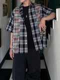 Patchwork Half Shirt