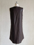 Cadell Layered See-Through Polar T-Shirt and Leather One Piece Set
