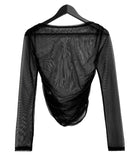 Epo See-through Shirring Tee