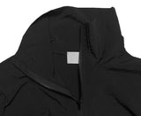 Noki shirring zip-up jacket