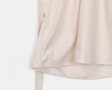 Kuya puff sleeve short sleeve blouse