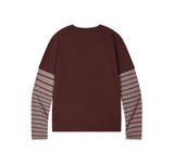 W Stripe Layered Long Sleeve