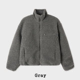 Fog High Neck Zipper Fleece Jacket