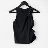 Ket Unbalanced Hole Sleeveless