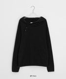 [Unisex] Hinkmo Side Button Waffle Hoodie