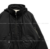 Malt Two-Way High-Neck Flight Jacket
