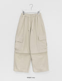 [Unisex] Cohind Banding Diagonal Cargo Wide Pants