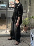 Tie-Dye Linen Half Shirt