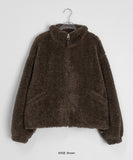 Cuden String Fleece Zip-Up Jacket
