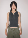 PIGMENT HOOD SLEEVELESS