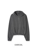 Poming Vintage Pigment Hood Zip-Up