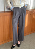 Luaka Pin Tuck Wide Slacks