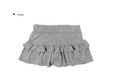 Rack Tiered Frill Mini Skirt