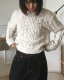 Natta Bokashi Cable Round Knit