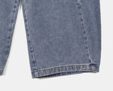 Welt Button Pocket Washed Balloon Denim Pants