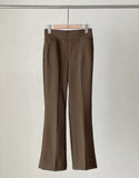 Luaz Banding Mink Brushed Bootcut Slacks