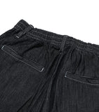 Pao Back Elastic Bermuda Denim Pants