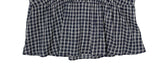 Epu Check Short Sleeve Seersucker Blouse
