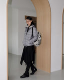 [MADE] Dilly Pile Color Matching Unbal A-line Layered Midi Skirt