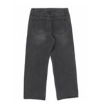 Loose Basic Wide Denim Pants