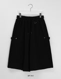 [unisex] Gineu Snap Button Bermuda Banding Pants